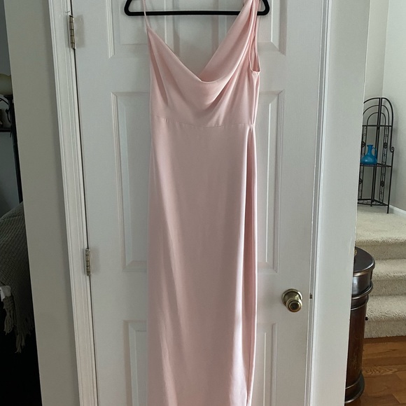 Revolve Arial Gown Blush size Small bridesmaid pink dress - Picture 5 of 5